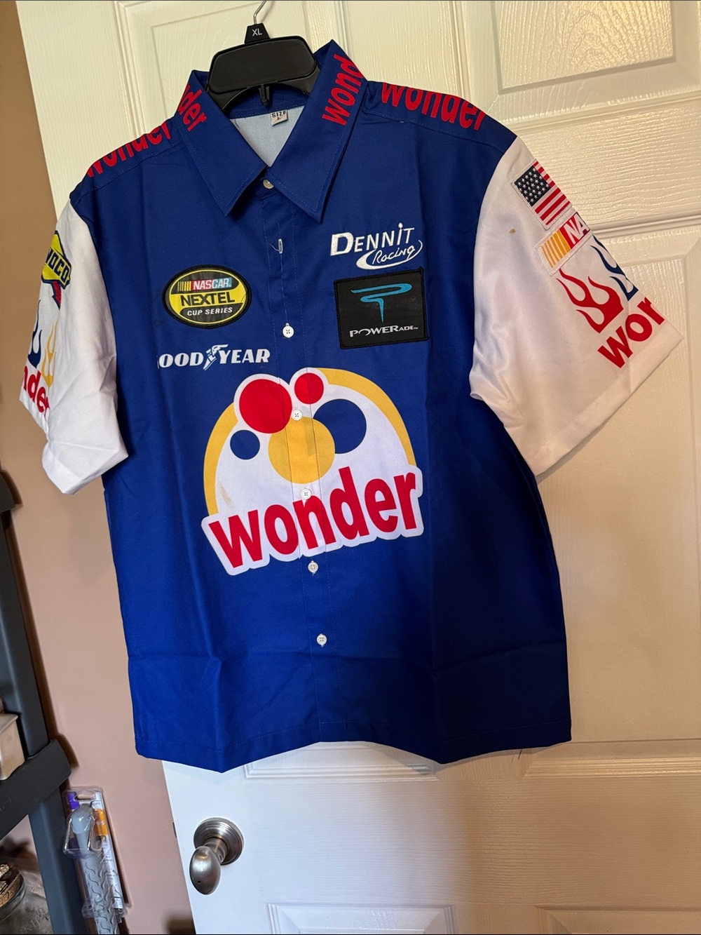 Wonder Bread Race Crew Shirt Inspired by Ricky Bobby in Talledaga Nights
